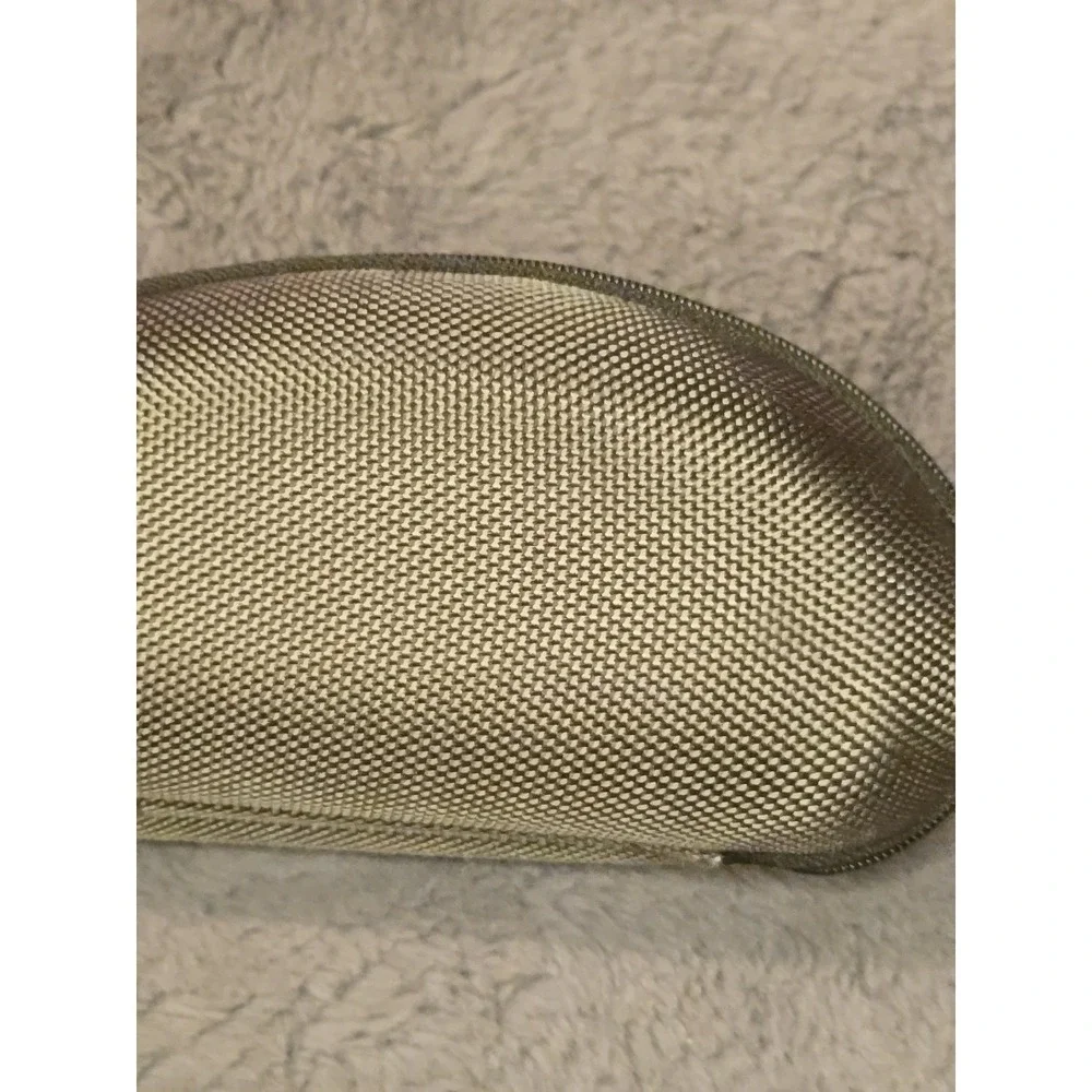 Hurley X Sunglasses Case Gray Black Semi-Hard Protective Zipper Case Only EUC